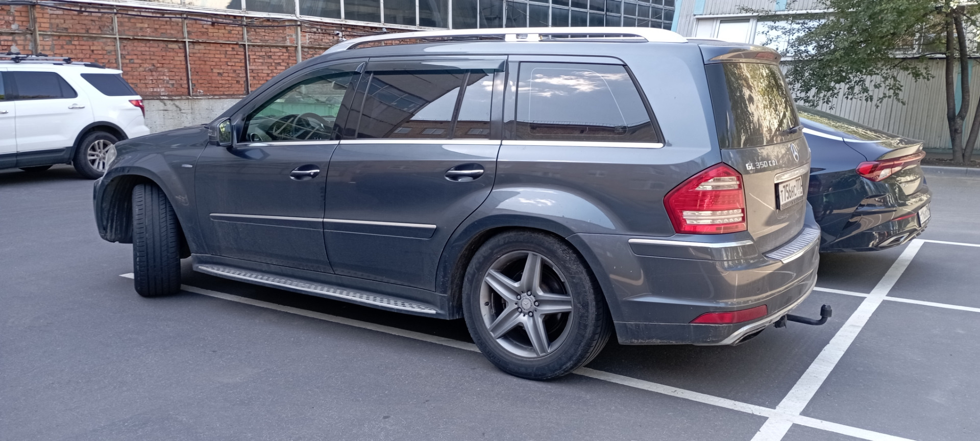 Сзади БААХ!.. и шшш… стенс на время — Mercedes-Benz GL-class (X164), 3 л,  2010 года | поломка | DRIVE2