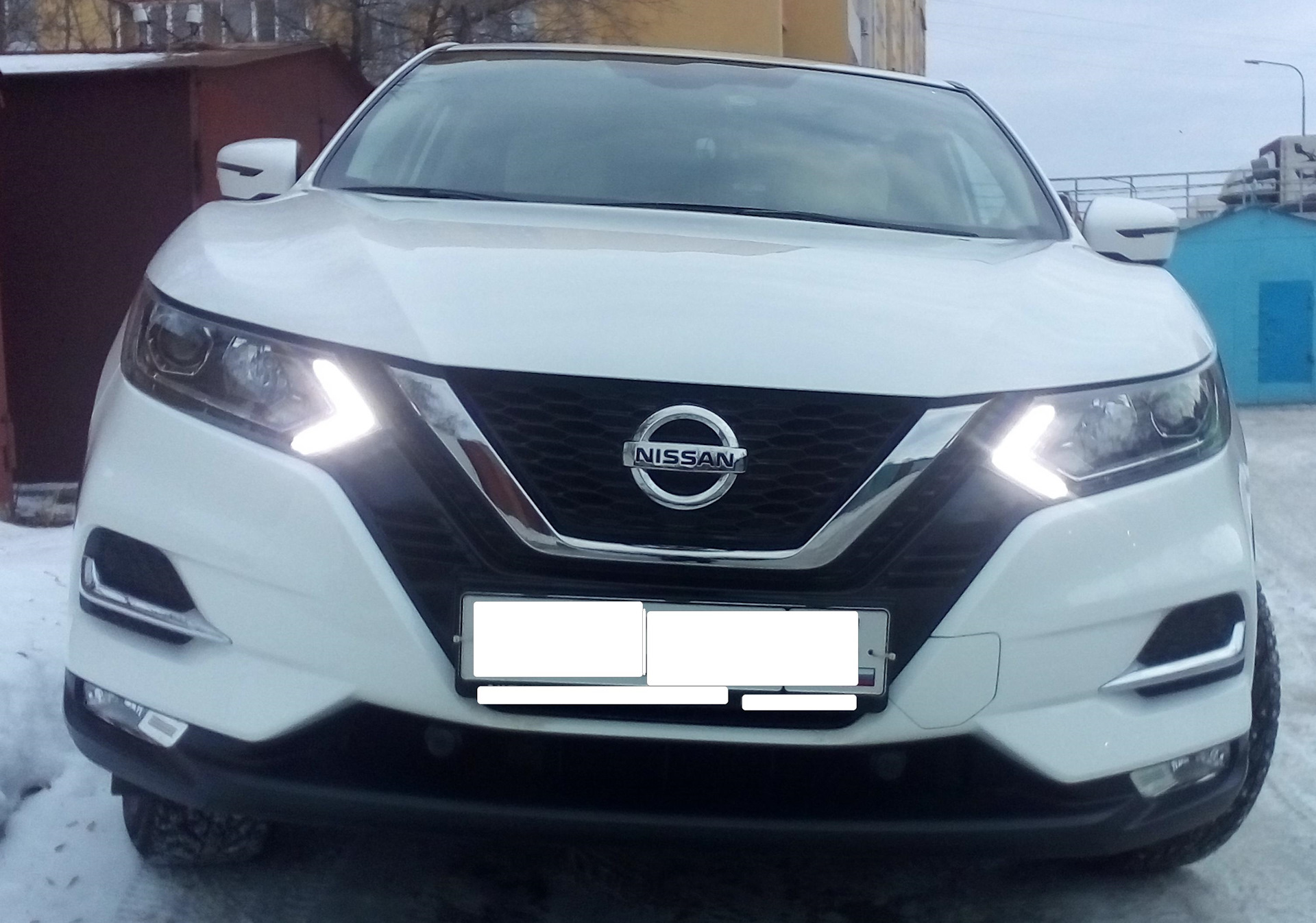 Накладки (бровки для противотуманок) — Nissan Qashqai (2G), 2 л, 2019 ...