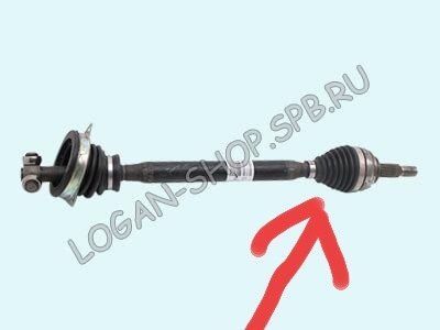 Пыльник левого наружнкго привода — Renault Logan (1G), 1,6 л, 2008 года ...