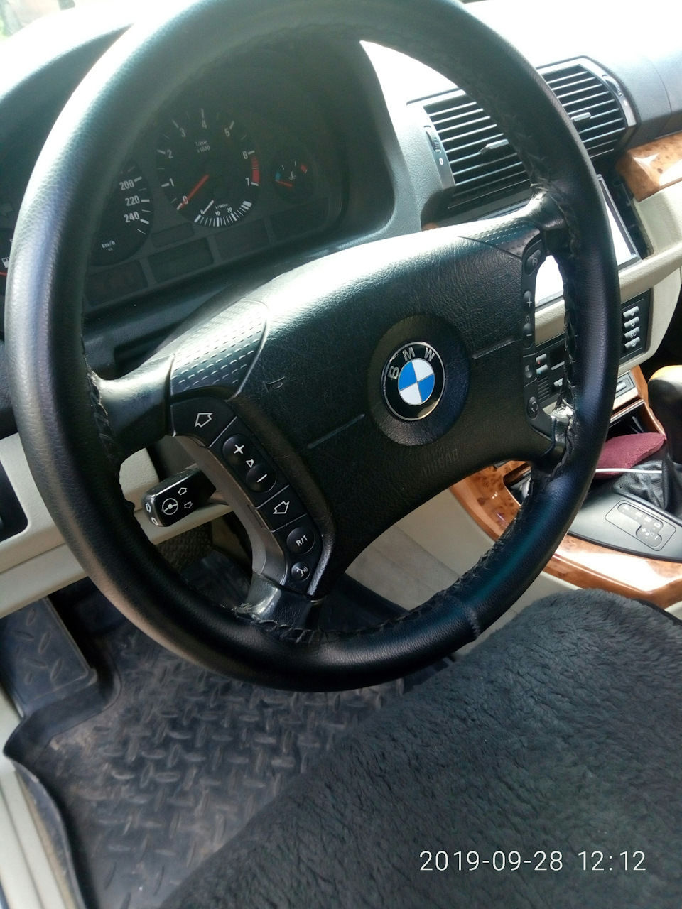 Руль — BMW X5 (E53), 3 л, 2002 года | аксессуары | DRIVE2