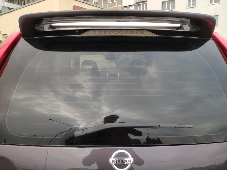 спойлер на машину — Nissan X-Trail II (t31), 2 л, 2011 года | тюнинг ...
