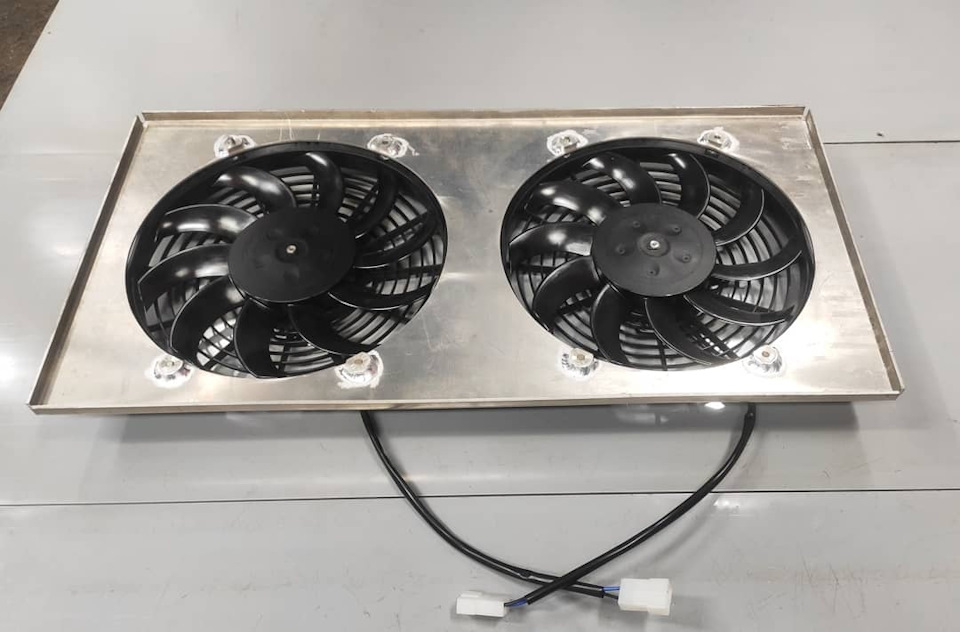 Диффузор радиатора и крепление вентиляторов — JTlab на DRIVE2