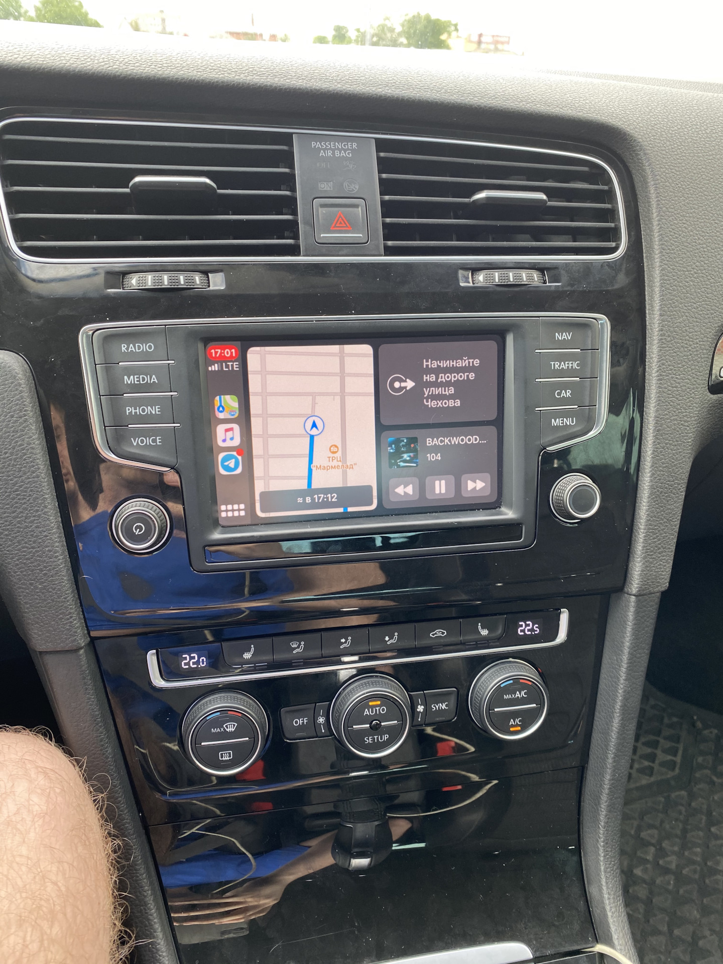 CarPlay — Volkswagen Golf Mk7, 1,4 л, 2014 года автозвук DRIVE2