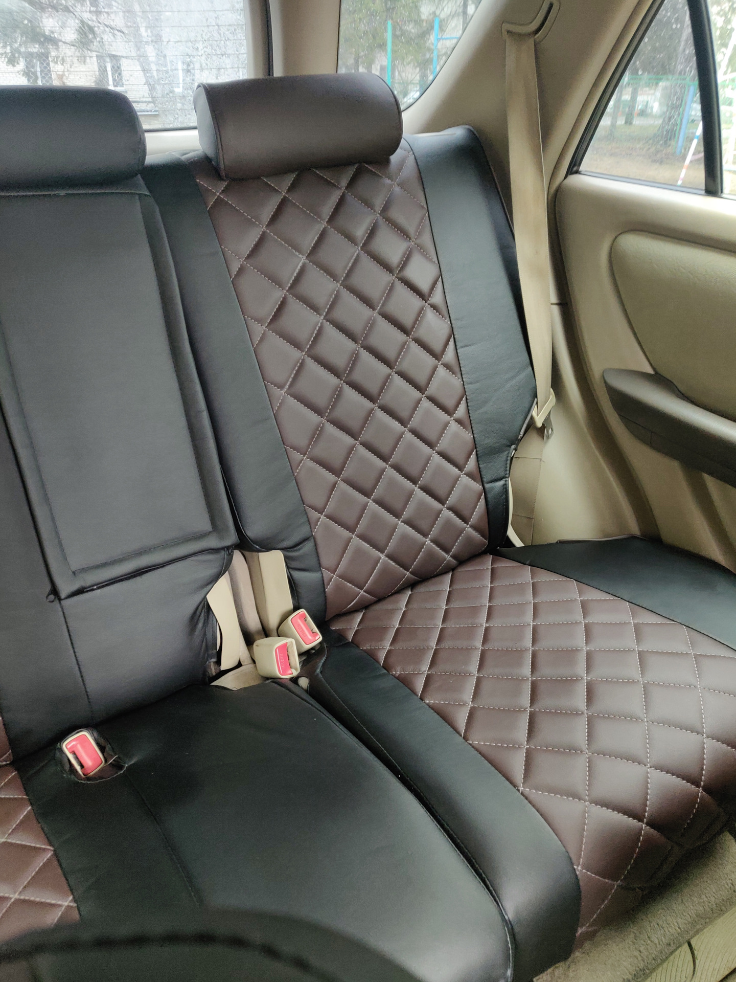 Чехлы в салон — Toyota Harrier (1G), 3 л, 2002 года | стайлинг | DRIVE2