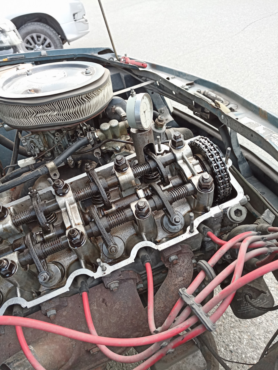 Регулировка клапанов и замена приводного ремня — Москвич 2141, 1,7 л ...