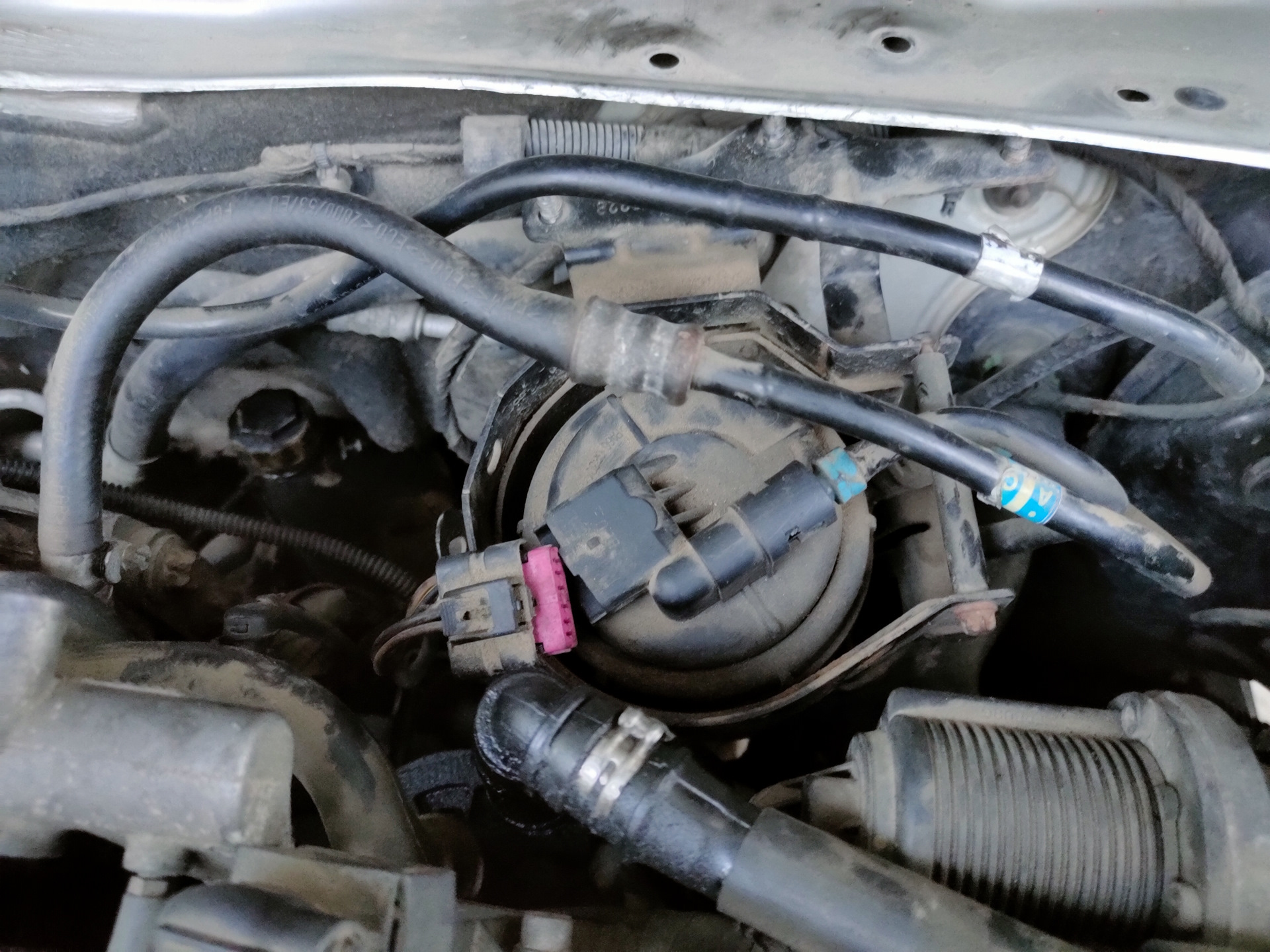 #25.ТО № 5 part2 (270 т).Замена топливного фильтра — Opel Zafira B, 1,9 ...