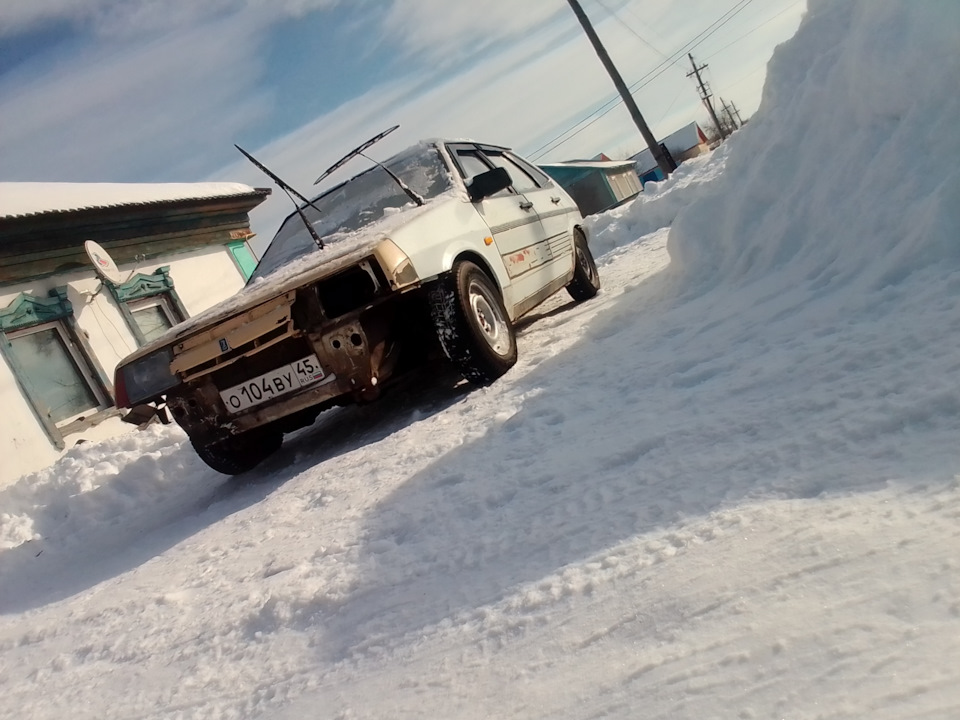 Дисковые тормоза вместо привычных барабанов — Lada 21093, 1,8 л, 1996 ...