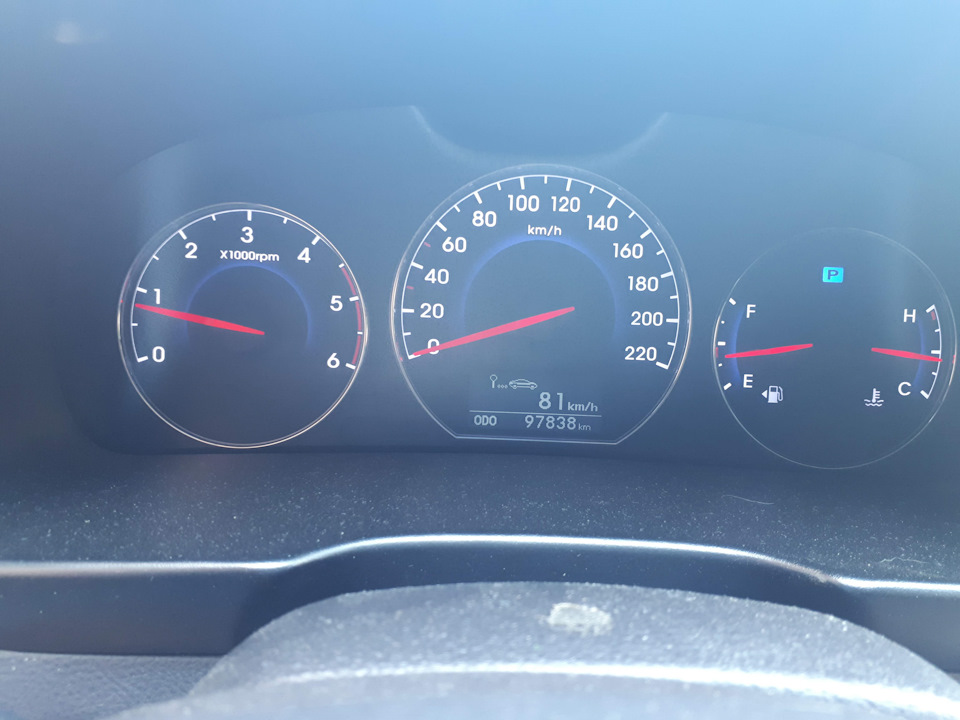 Photo from the logbook Hyundai Santa Fe (2G)