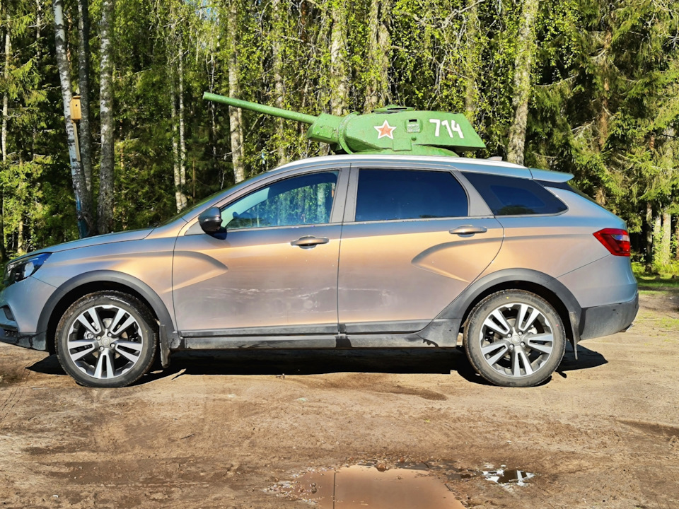 100 дней с Лада Веста СВ Кросс — Lada Vesta SW Cross, 1,6 л, 2021 года ...