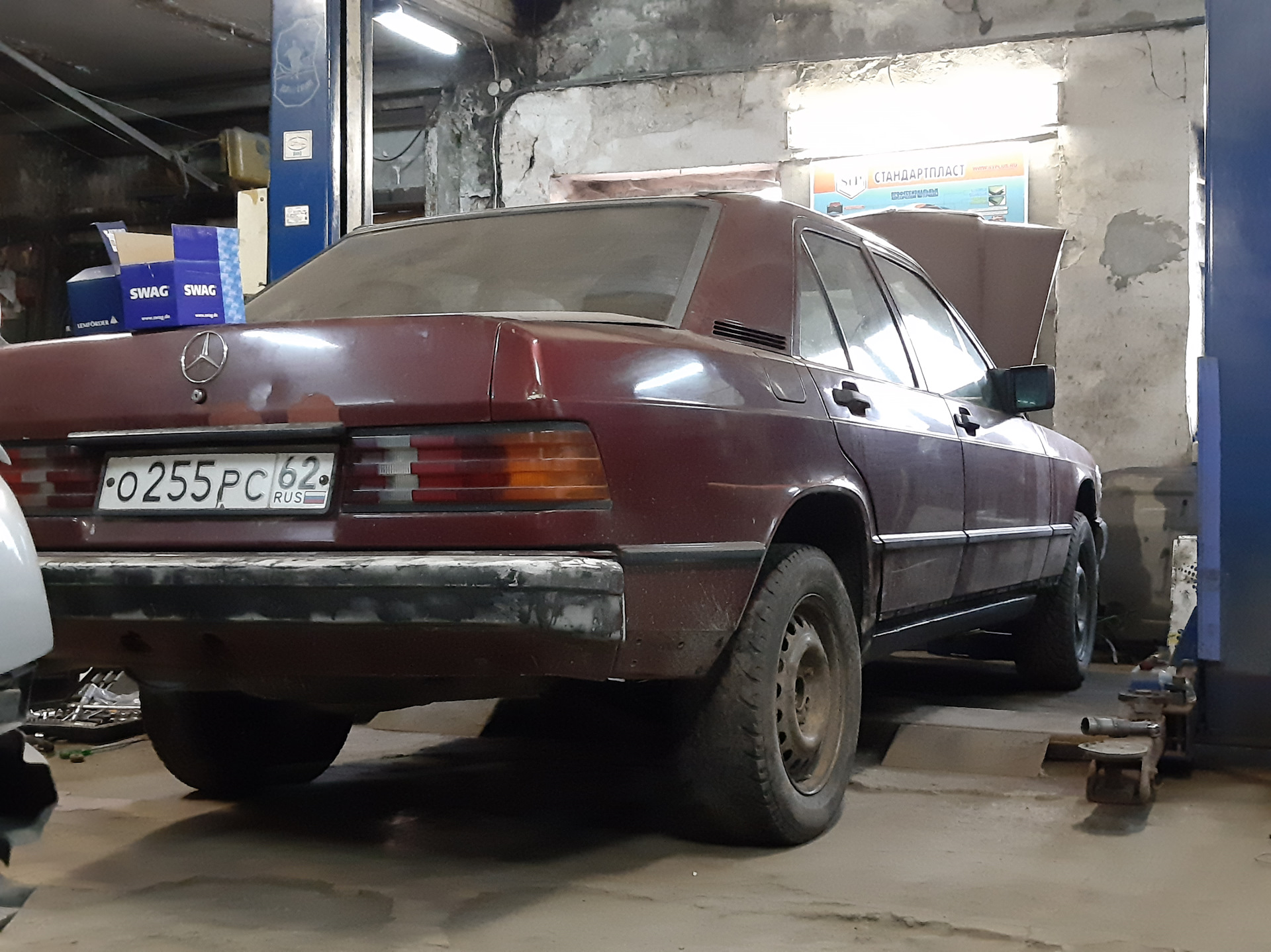 И вновь продолжается бой за подвеску и теперь тормоза — Mercedes-Benz 190  (W201), 2,5 л, 1988 года | своими руками | DRIVE2