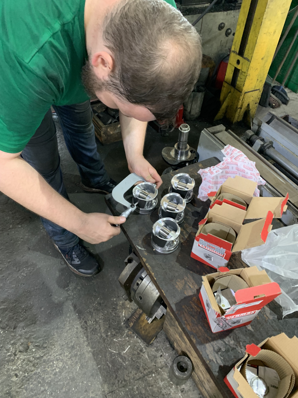 Но всё-таки промерил. Разброс — 0,02 мм, сказал пойдет. — Nissan X-Trail II (t31)