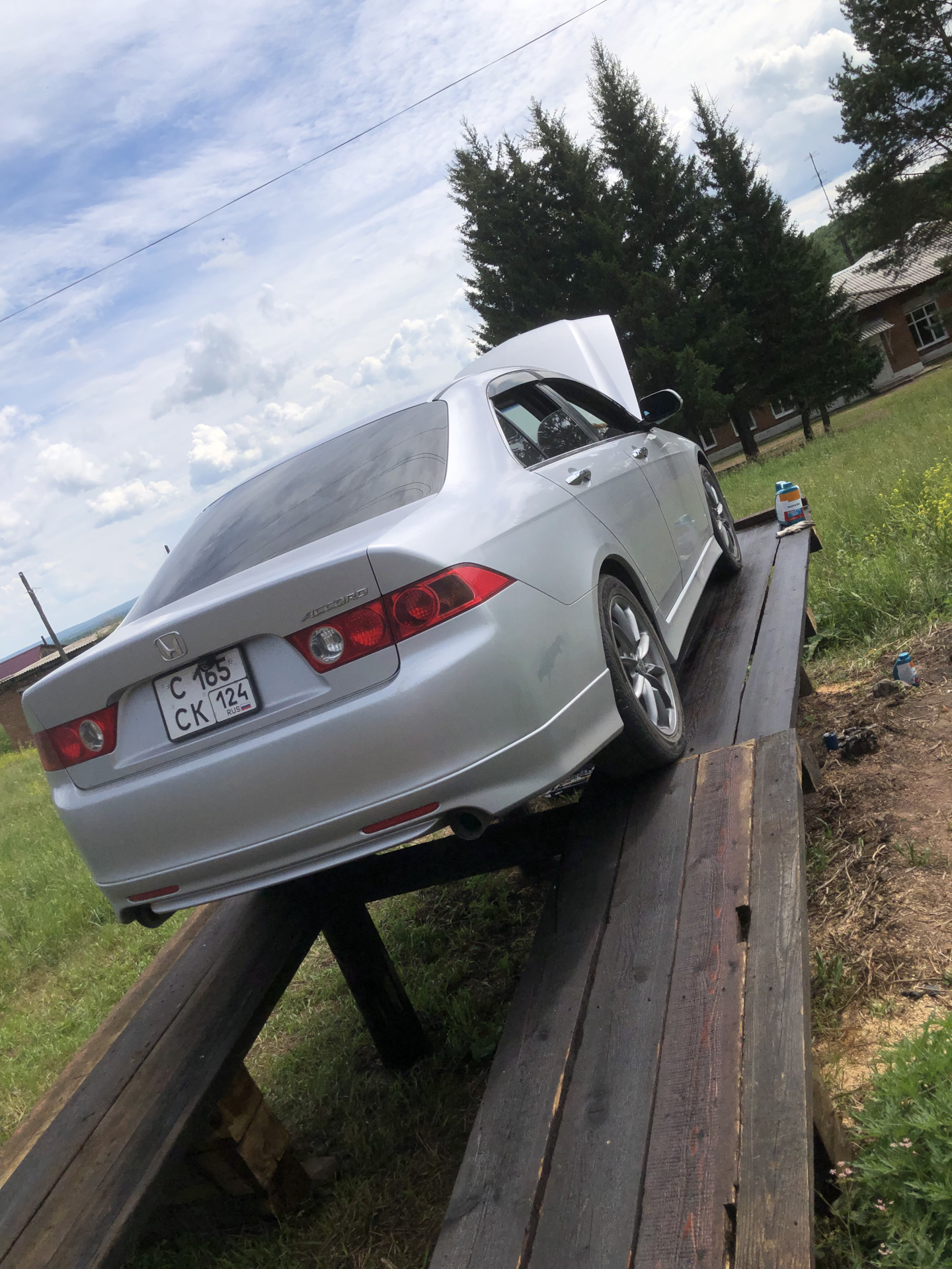 Замена масла Хонда Аккорд 7 — Honda Accord (7G), 2,4 л, 2002 года ...