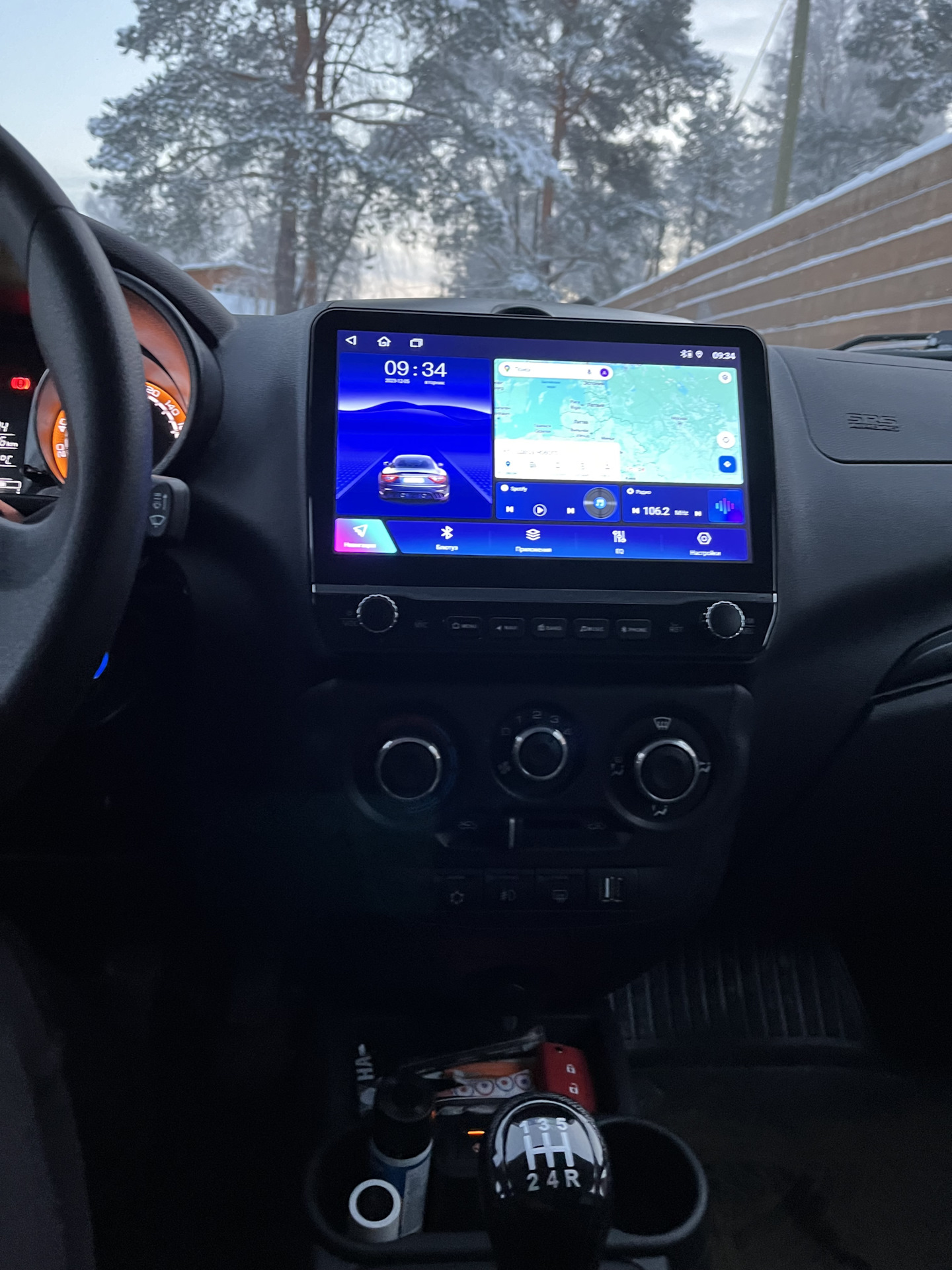 Магнитола с камерой заднего вида — Lada Гранта Cross, 1,6 л, 2023 года ...