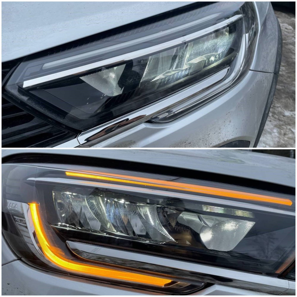 Вот такое сейчас на фарах — Lada Vesta SW Cross (NG)
