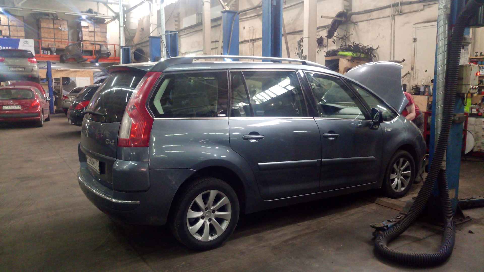 Визит на сервис . — Citroen Grand C4 Picasso (1G), 2 л, 2008 года ...