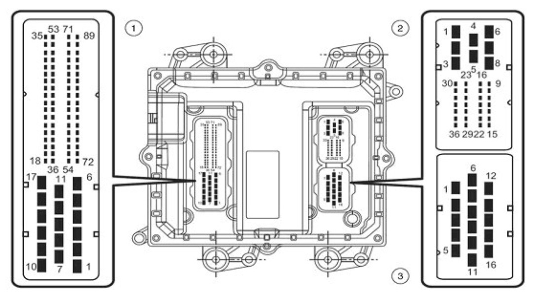 Распиновка камаз Блок EDC7, распиновка. - DRIVE2