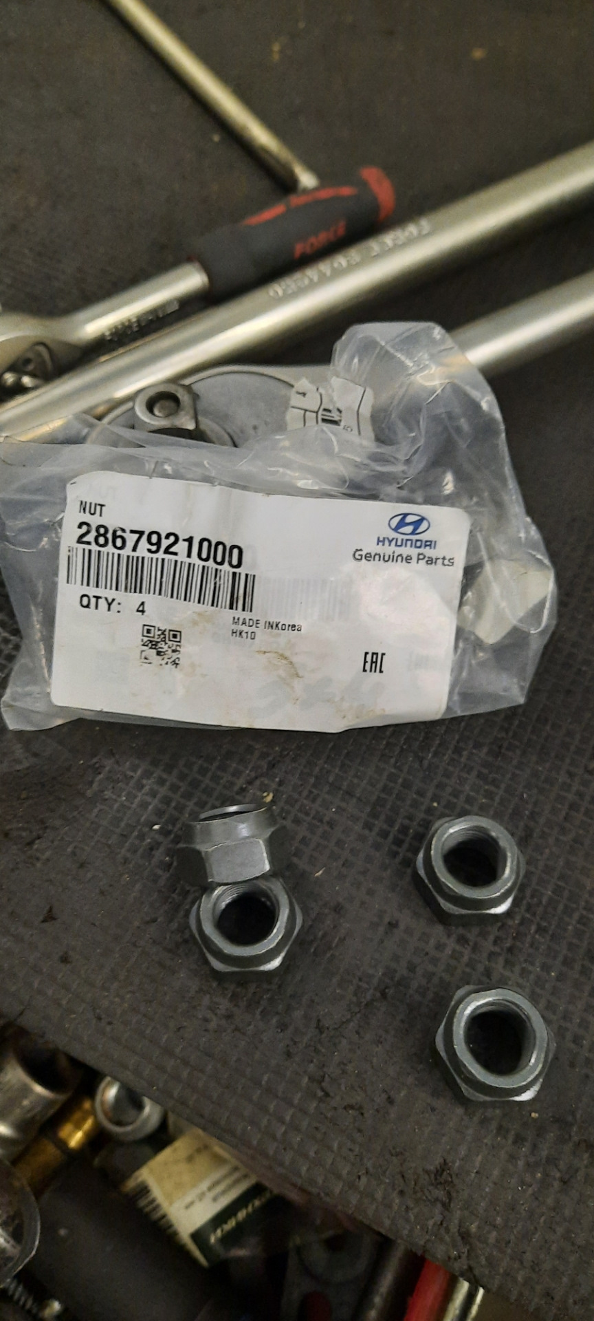 Замена гофры — Hyundai Elantra (4G), 1,6 л, 2008 года | визит на сервис ...