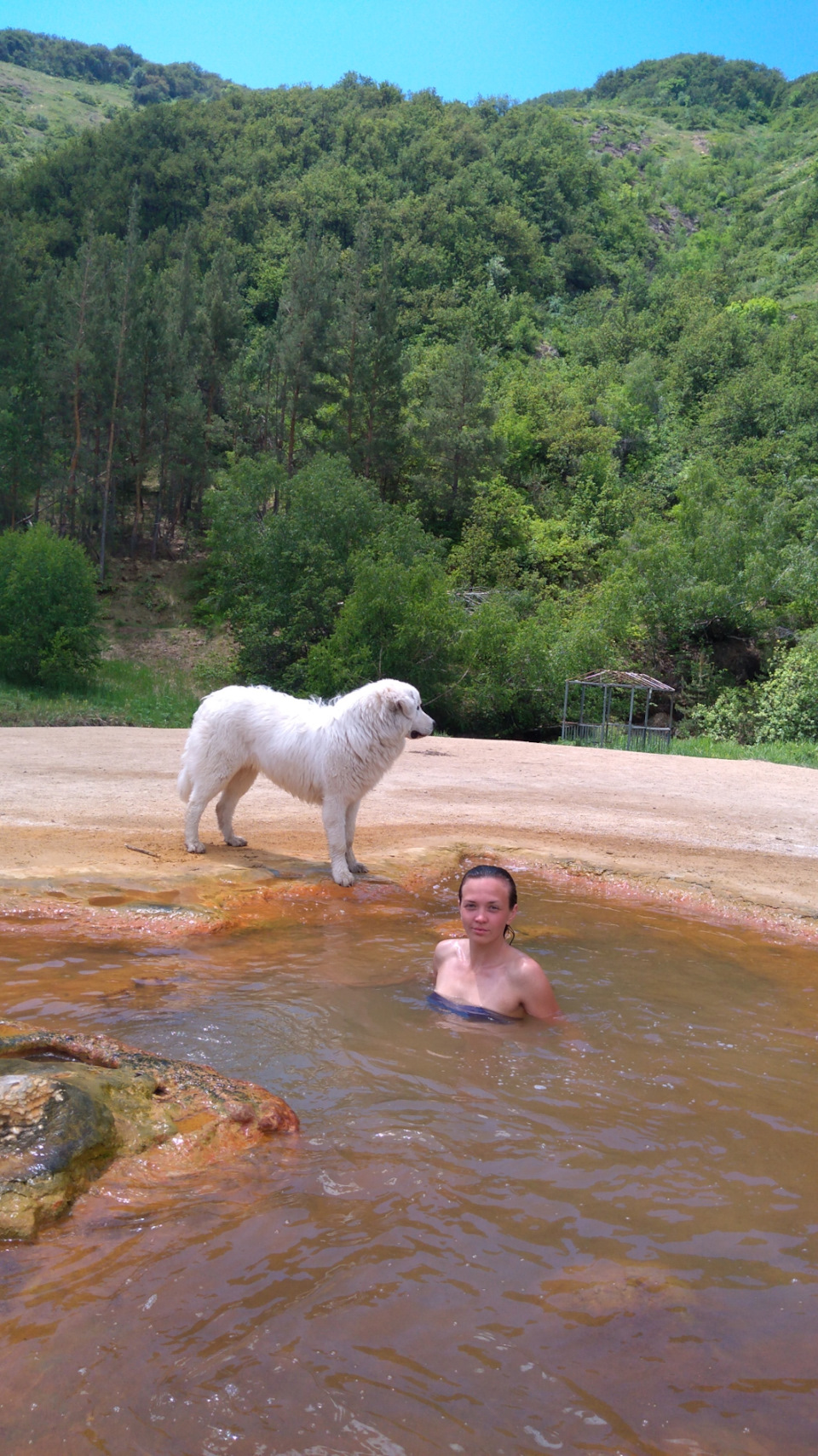 Джермукский термальный источник — Mitsubishi Pajero Sport (2G)