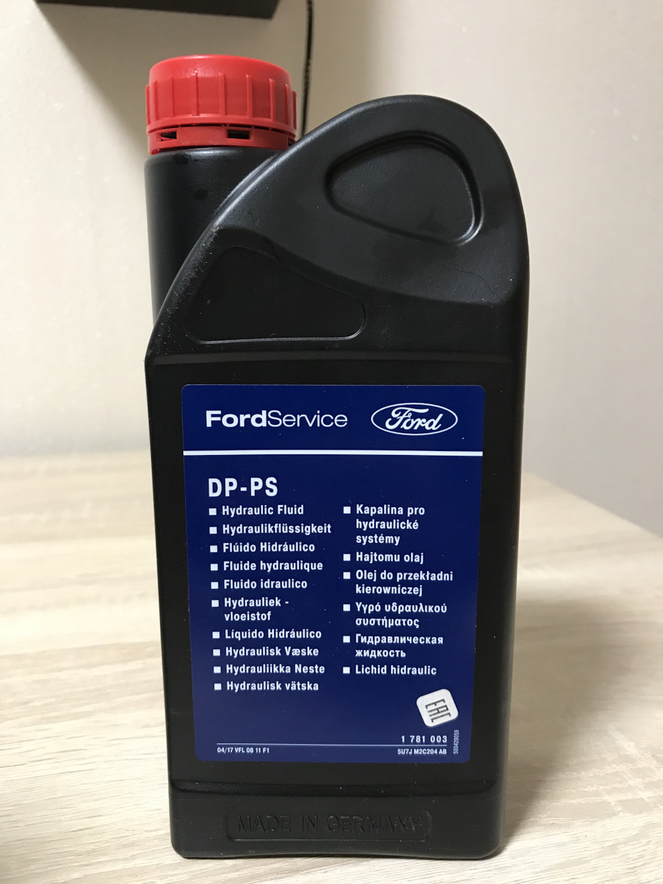 1781003 Жидкость ГУР 1L DP-PS / M2C204-A2 Ford | Запчасти на DRIVE2
