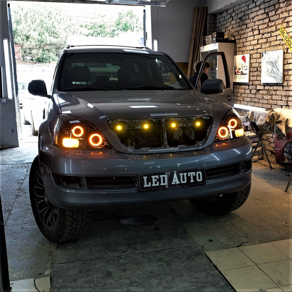 Ангельские глазки TAU tech в фары Lexus GX470 — TAU tech на DRIVE2