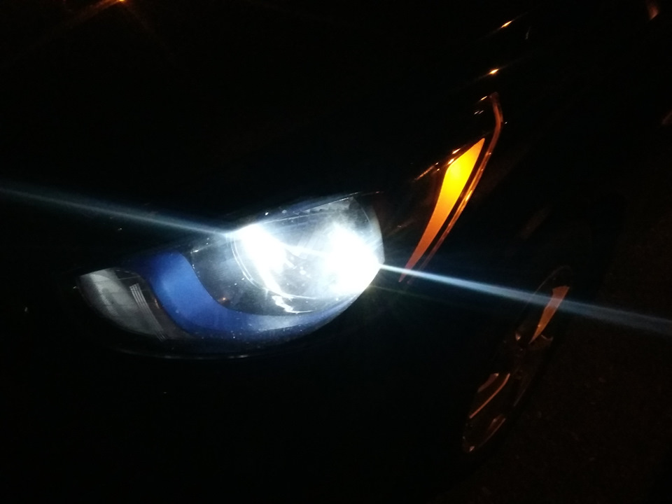 Контурные огни Solaris — Hyundai Solaris (1G), 1,4 л, 2013 года ...