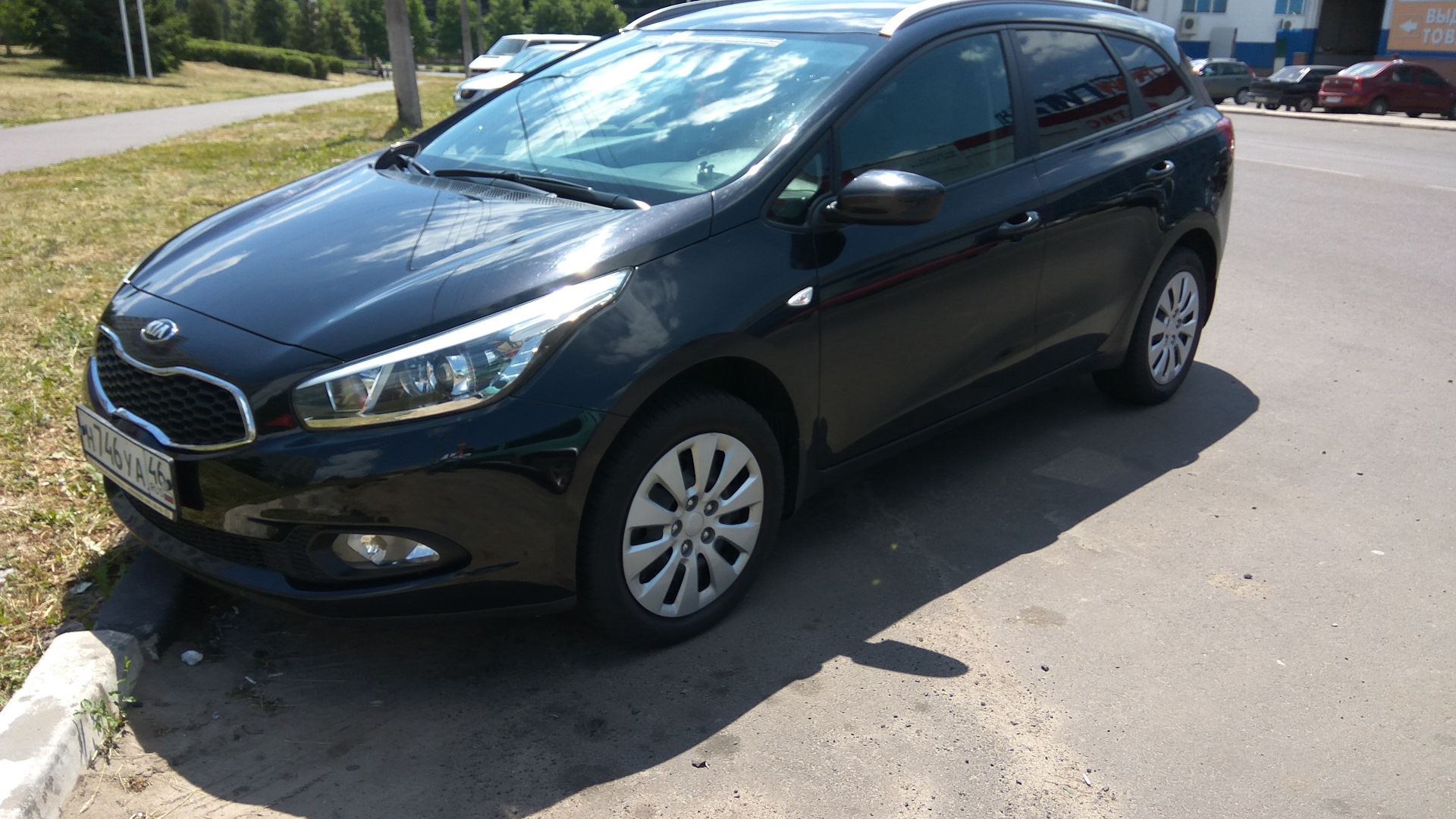 KIA Ceed (2G) 1.6 бензиновый 2013 | Чёрный универсал на DRIVE2