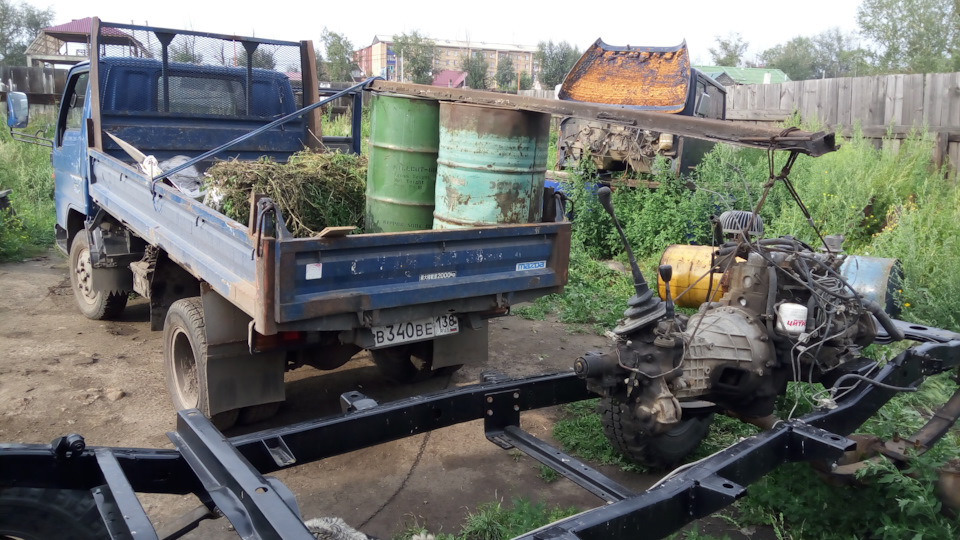 Сборка началась — SsangYong Korando (1G), 2,2 л, 1991 года | своими ...