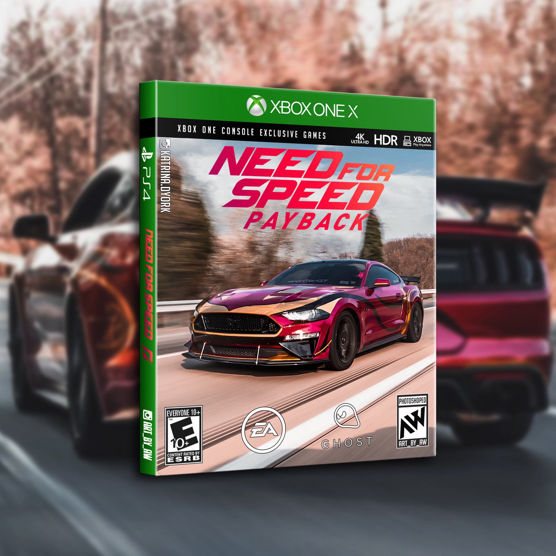 Мой Мустанг на обложке Need for Speed — Ford Mustang (6G), 5 л, 2018 года |  другое | DRIVE2