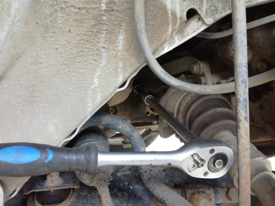 затем снял колесо и добавил ещё один удлинитель — Nissan X-Trail II (t31)