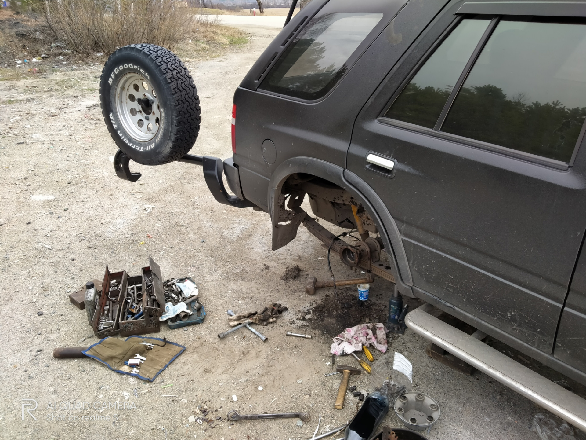 Как я подшипник полуоси на трассе менял — Opel Frontera A, 2,4 л, 1992 ...