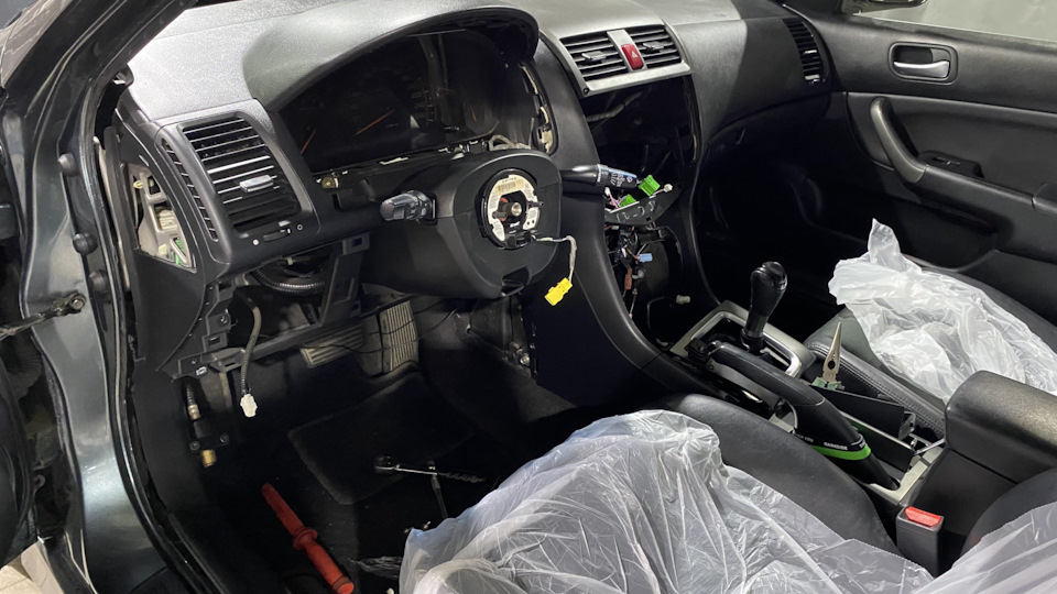 Замена радиатора печки со снятием торпедо — Honda Accord (7G), 2,4 л ...