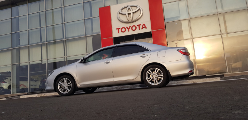 Очередное ТО, замена масла Тойота 0w20. Развал/схождения — Toyota Camry ...