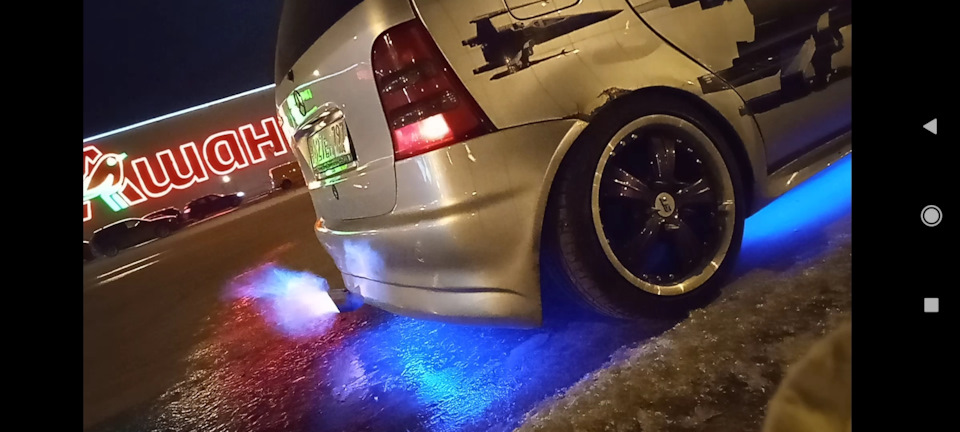 "Язык дракона" Огненный выхлоп — Mercedes-Benz A-Class (W168), 1,6 л ...