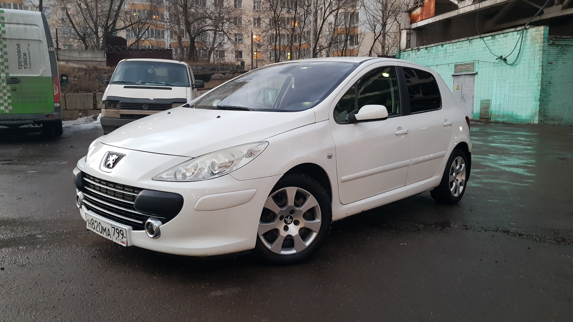 Peugeot 307 1.6 бензиновый 2007 | Белый на DRIVE2