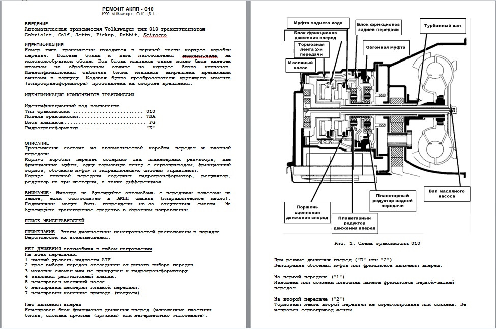 Мануал акпп. АКПП VW 010. Мануал коробка передач Фольксваген гольф 2. Руководство АКПП 010 VW/Audi 087 089 090. АКПП 010 схема.