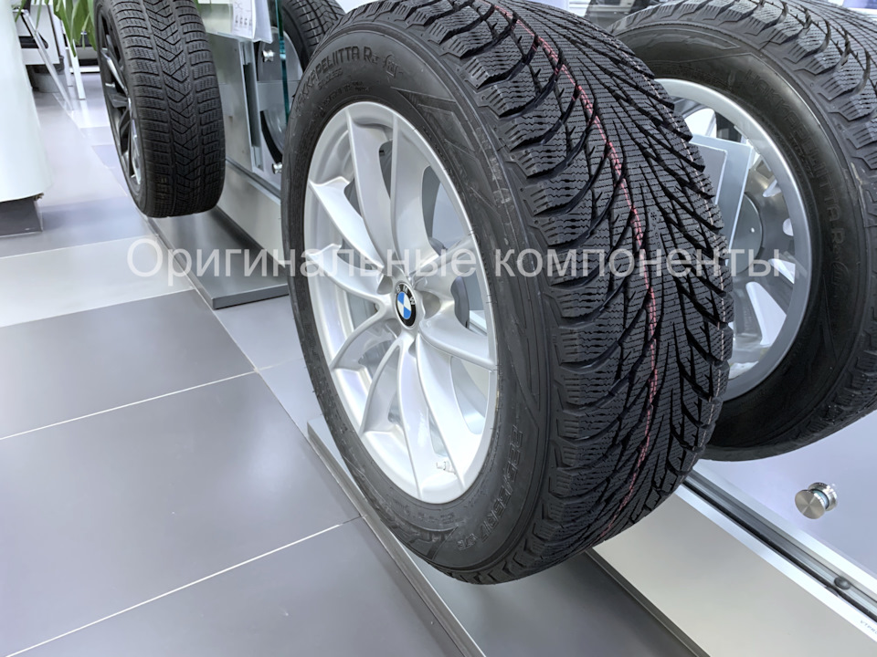 Зимние колеса в сборе BMW 5 (диски 618 БМВ стиль и резина комплектом ...