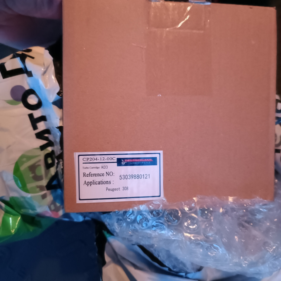 Картридж турбины — Citroen C4 Picasso (1G), 1,6 л, 2009 года | своими ...