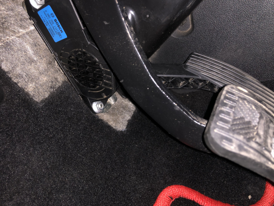 3# установка педали газа bosch — Lada Калина Универсал (2G), 1,6 л ...