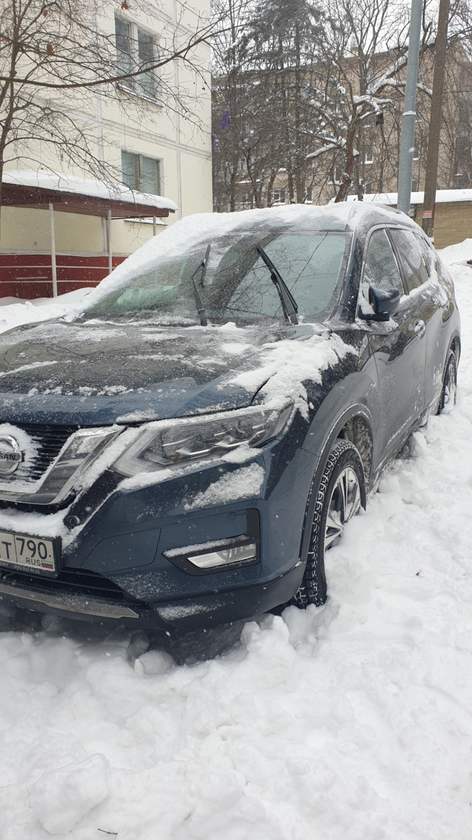 Сервисное положение дворников — Nissan X-Trail III (t32), 2 л, 2020 ...