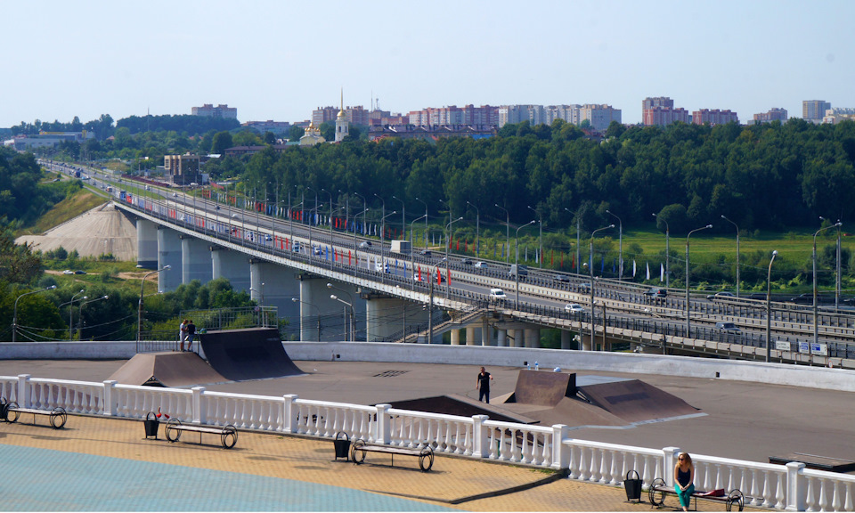 Мост через оку в калуге