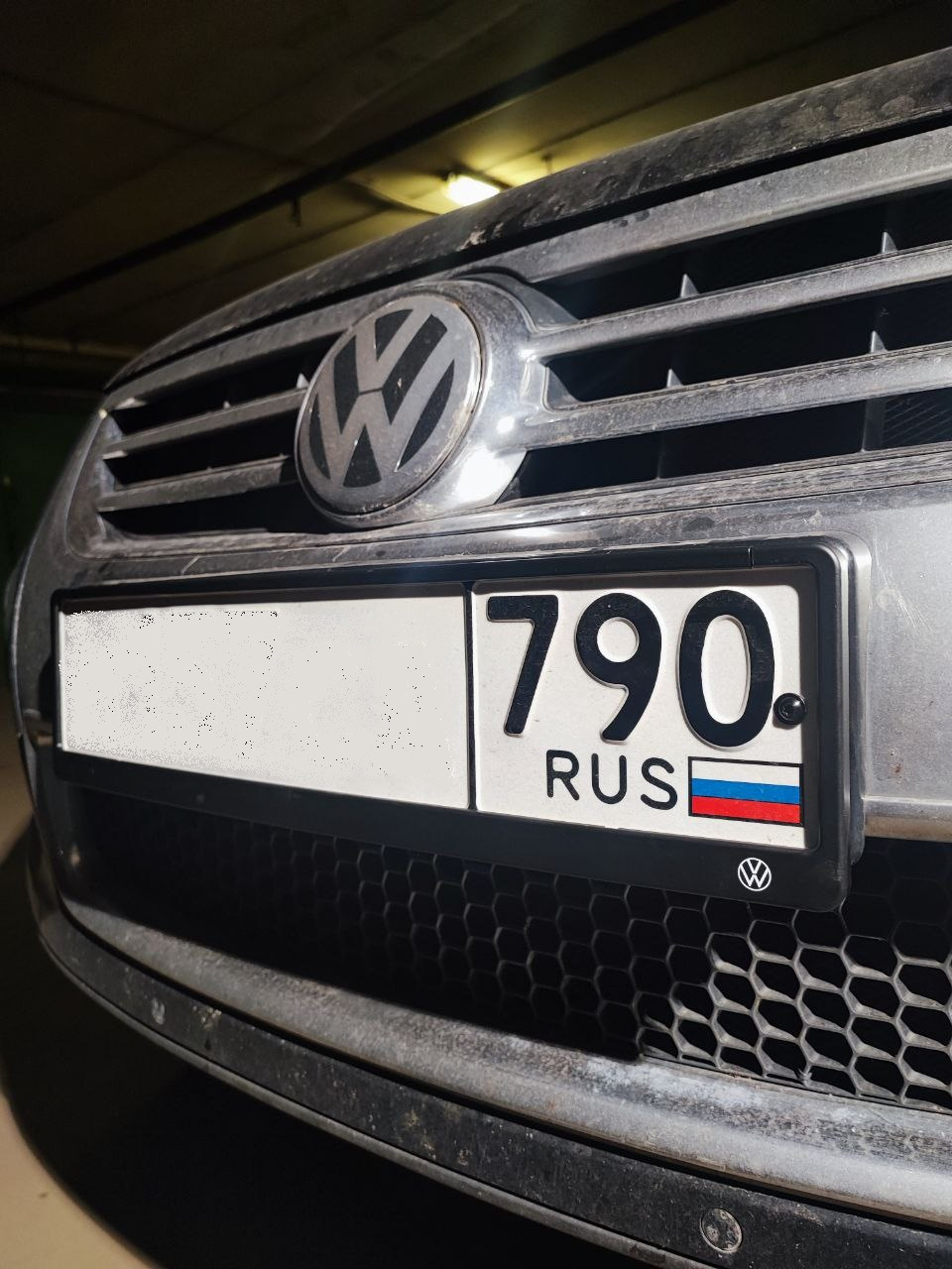 Первые впечатления, постановка на учет, номерные рамки. — Volkswagen ...