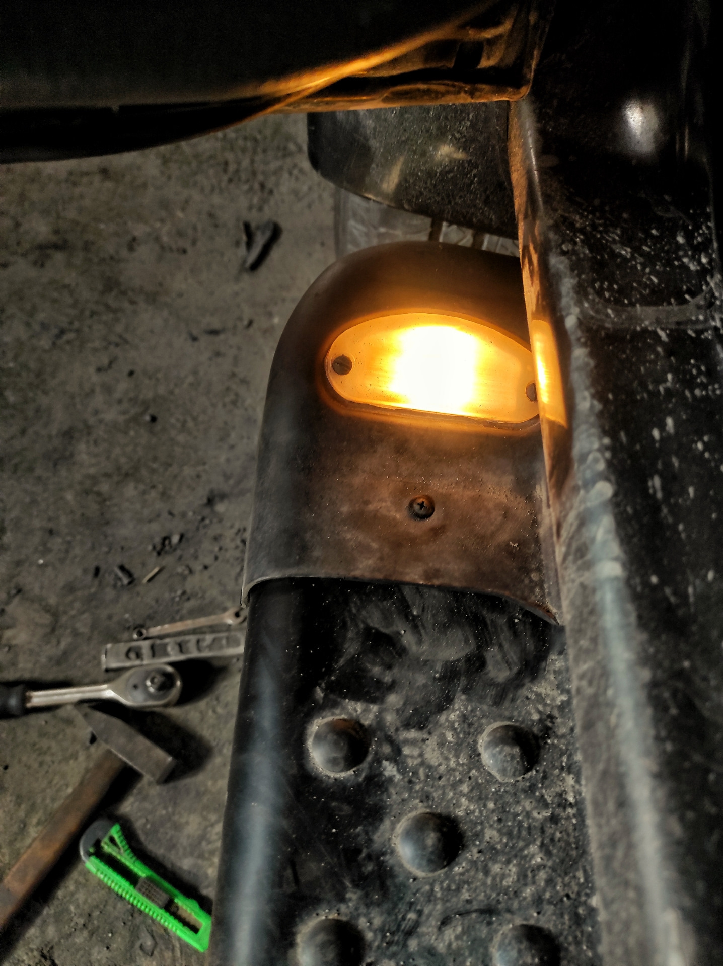 Подсветка подножки, втулки, стойки стабилизатора, патрубок подогрева ...