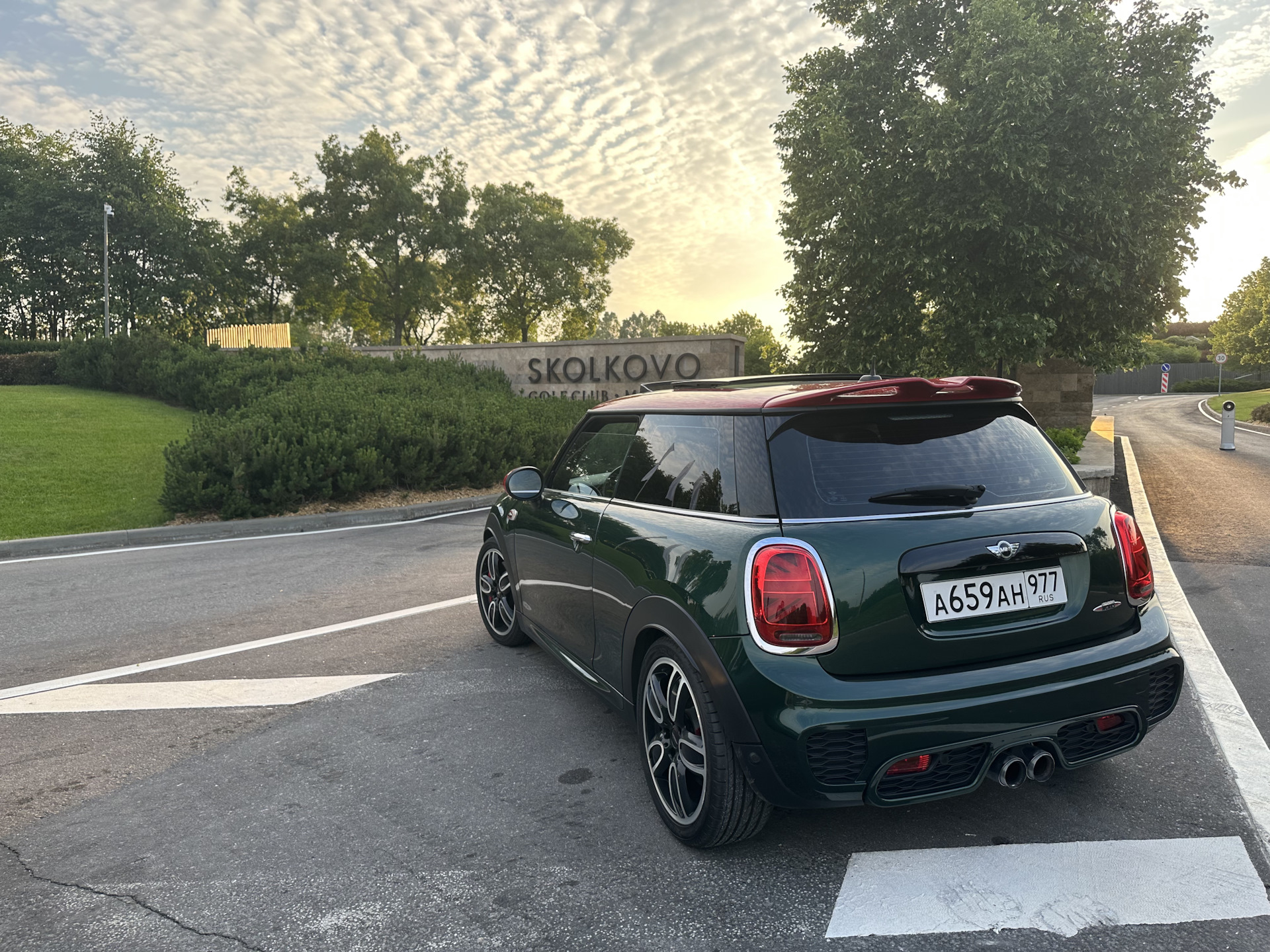 Проекция дверей Mini Cooper