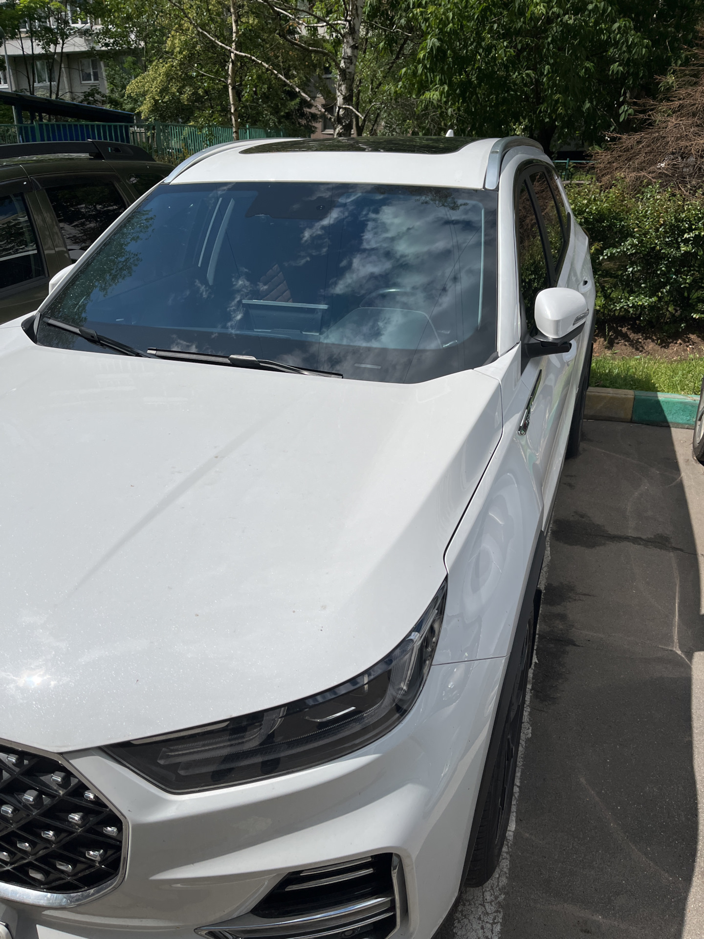 Атермалка на лобовое — Chery Tiggo 8 Pro, 1,6 л, 2021 года | тюнинг ...