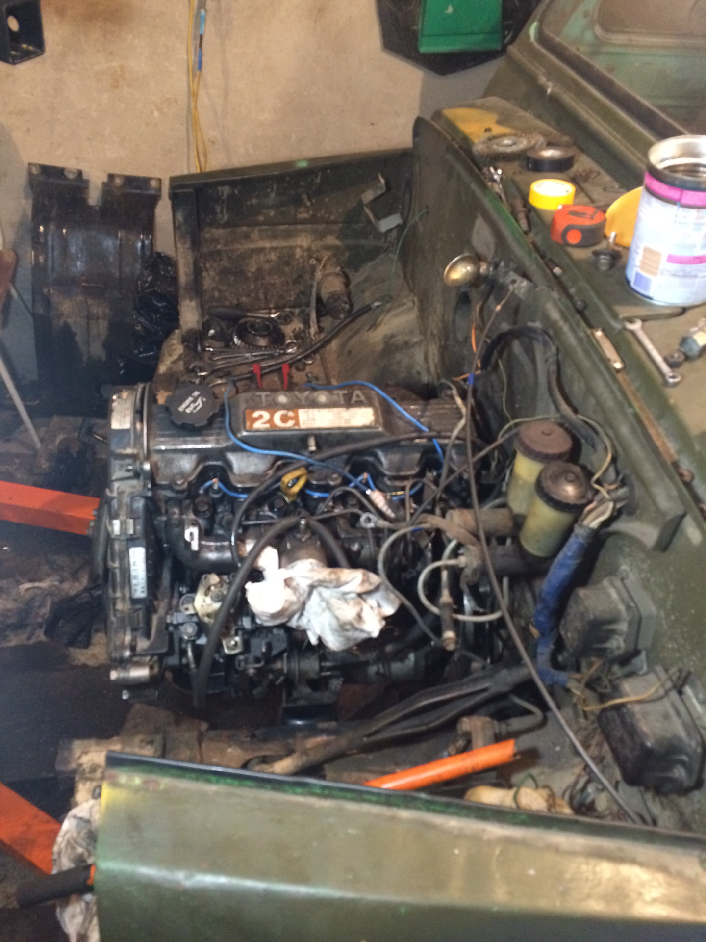 Переделка под дизельный двигатель 2C — DRIVE2