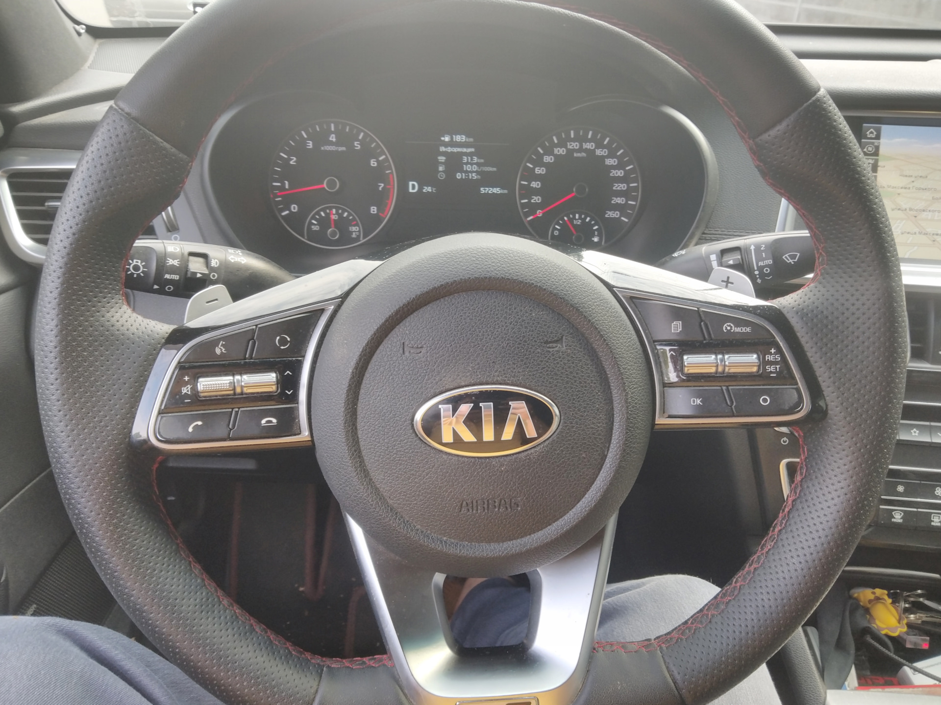 Kia Optima 2016 руль