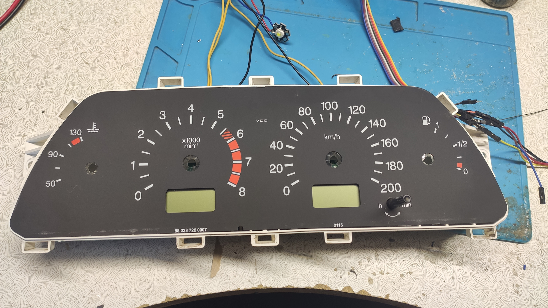 Пересвет приборной панели ваз 2115