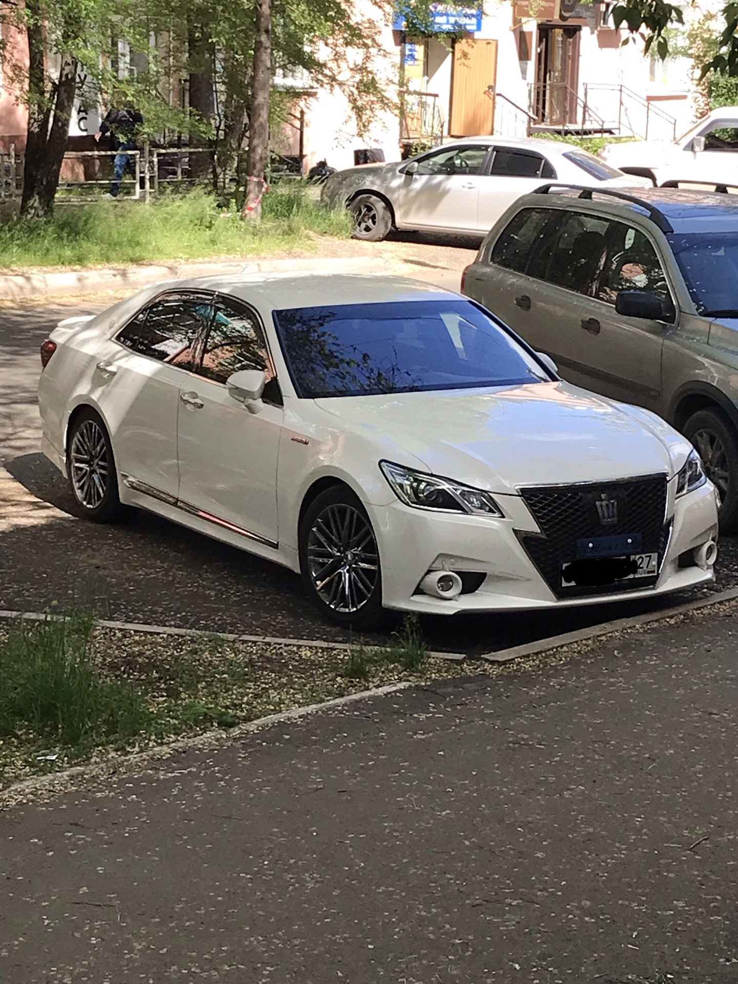 Атермальная пленка на лоб!) — Toyota Crown (S210), 2,5 л, 2014 года |  тюнинг | DRIVE2