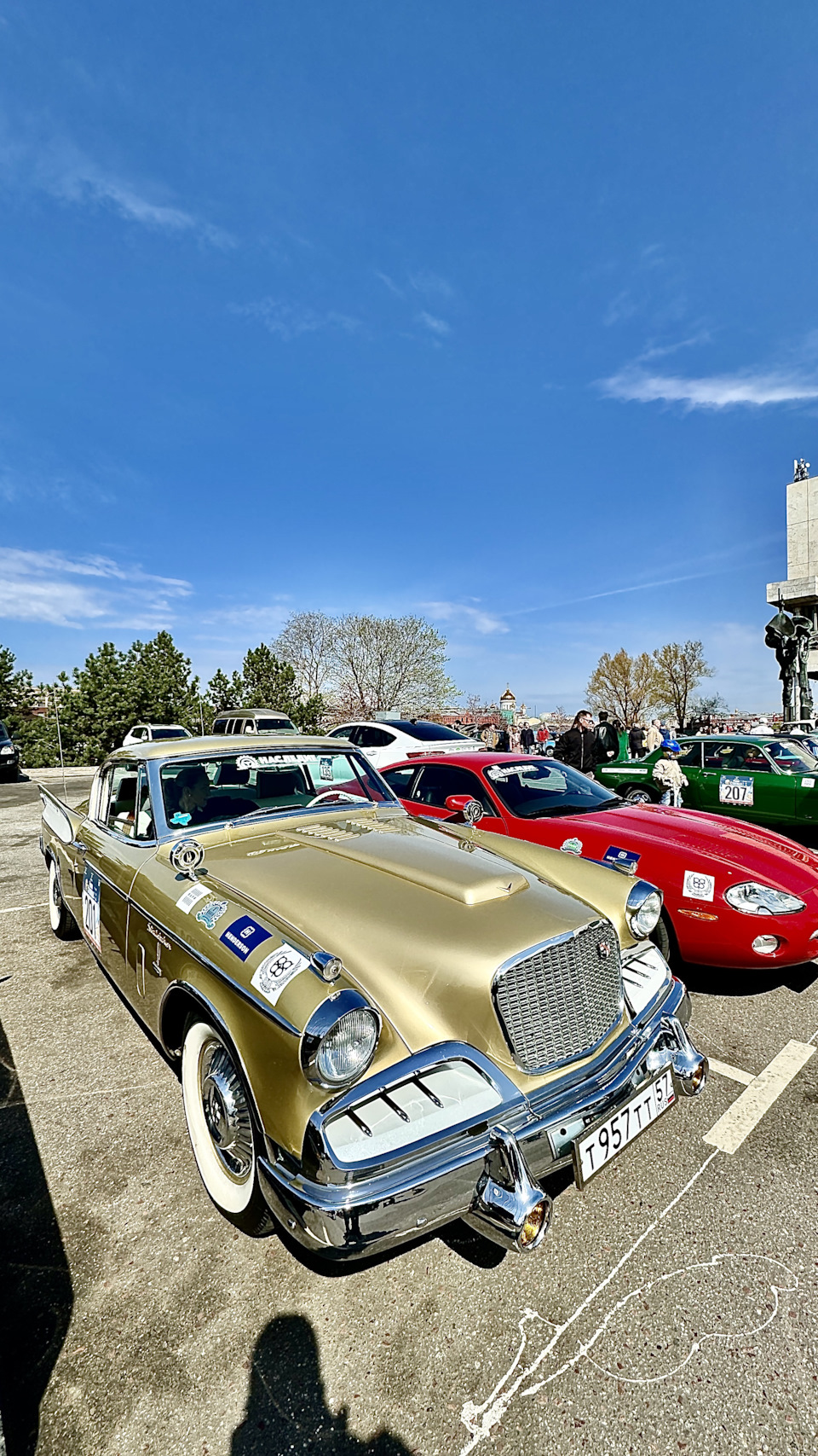 Ретро Ралли — Studebaker Golden Hawk, 5,8 л, 1957 года | соревнования |  DRIVE2