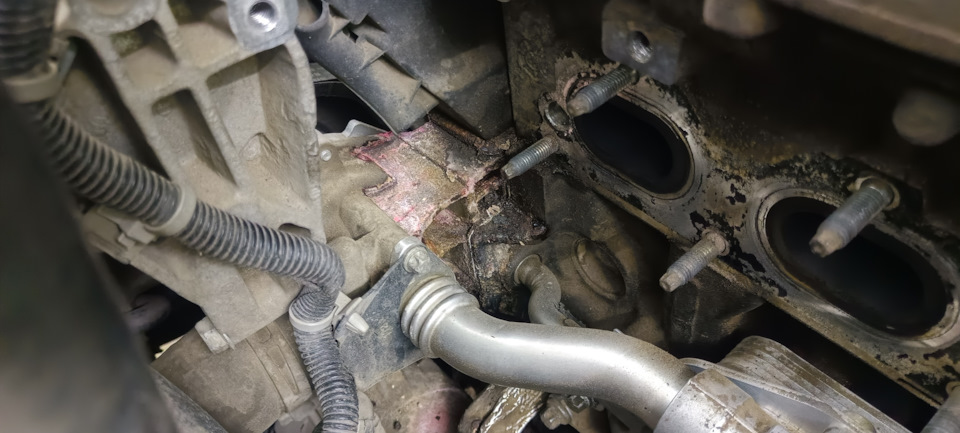 Прокладка масляного насоса — Opel Astra J, 1,6 л, 2011 года | поломка ...